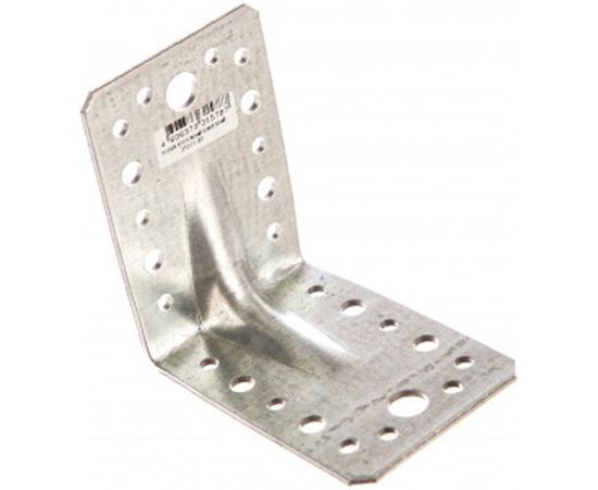 Крепежный усиленный уголок ЗУБР УКУ-2.5 65х90х90 х 2.5мм 31011-90 