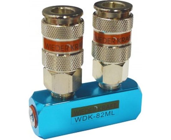 Разветвитель пневматический (1/4"; рапид EURO) WIEDERKRAFT WDK-82ML 