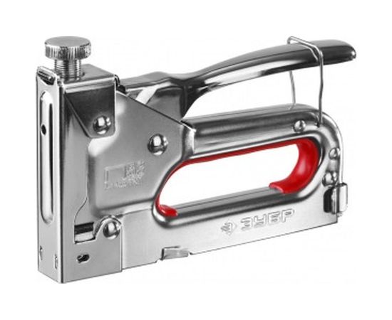 Скобозабивной регулируемый металлический пружинный пистолет, тип 53, 4-14мм Зубр МАСТЕР 31563_z01 