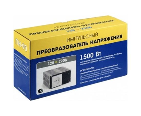 Преобразователь напряжения 12-220В, 1500Вт Вымпел ПН-90 5024 
