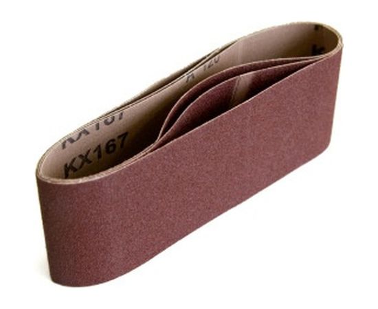 Лента абразивная бесконечная (3 шт; 75х533 мм; P100) Vira 555200 – изображение 2