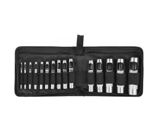 Набор пробойников для кожи 3-25мм, 15шт Зубр МАСТЕР 22949-H15 – изображение 2