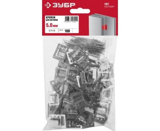 Крепеж для стеновых панелей и вагонки №5 Зубр, 100шт 3075-05 – изображение 2