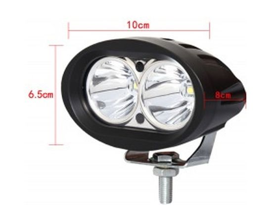 Светодиодная фара Вымпел WL-120S, дальний свет, мет. корп. 2 диода, 20 Вт 5188 – изображение 2