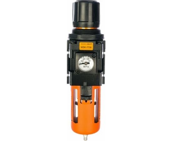 Фильтр-масло/влагоотделитель с регулятором и манометром WIEDERKRAFT WDK-7730 – изображение 2