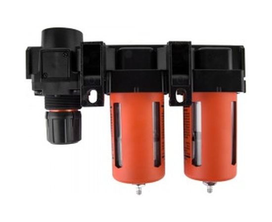 Блок подготовки воздуха: масловлагоотделитель, регулятор, манометр (3000 л/мин; 10 бар; 1/2") WIEDERKRAFT WDK-70740 – изображение 2