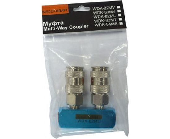 Разветвитель пневматический (1/4"; рапид EURO) WIEDERKRAFT WDK-82ML – изображение 2