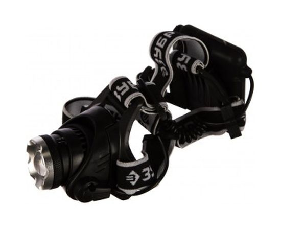 Налобный светодиодный фонарь, регулируемый фокус, 3 режима, трансформер, 6Вт, 450Лм, 4АА Зубр ПРОФИ 56430 – изображение 2