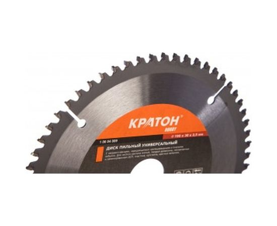 Диск пильный универсальный (190х30х2.5 мм; 60Т) Кратон&nbsp;1 06 04 009 – изображение 2