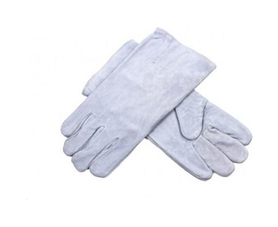 Спилковые краги Кедр КС-10 ОПТИМУМ серые 8007388 – изображение 2