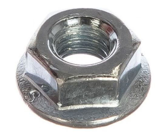 Гайка DIN 6923 с фланцем ЗУБР, M6, 14 шт, кл. пр. 8, оцинкованная, 303636-06 – изображение 2