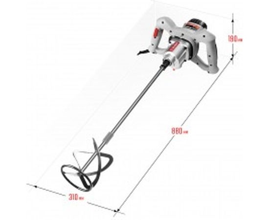 Строительный миксер Зубр МАСТЕР МР-1050-1 – изображение 2