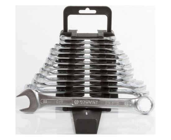 Набор комбинированных ключей 12шт КОБАЛЬТ 020104-12 – изображение 2