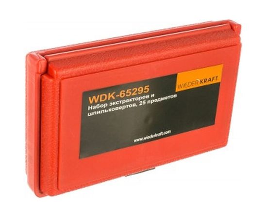 Набор экстракторов для сломанного крепежа WIEDERKRAFT WDK-65295 – изображение 3