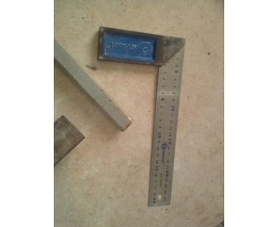 Столярный угольник 250мм, нерж.сталь, чугунное основание КОБАЛЬТ 243-417 – изображение 3