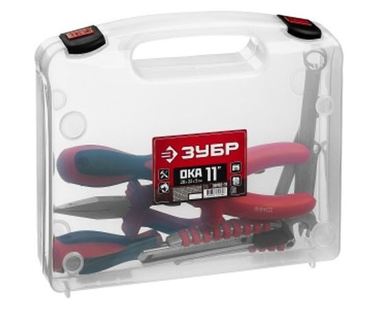 Пластиковый кейс-органайзер ЗУБР ОКА-11 38102-11 – изображение 3
