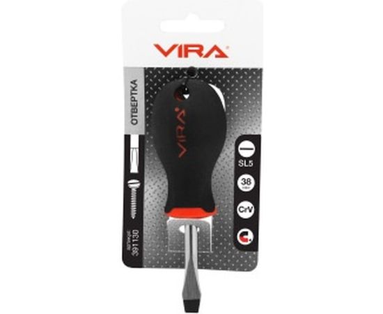 Отвертка SL5х38мм VIRA 391130 – изображение 5