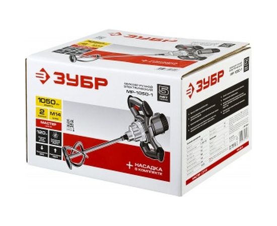 Строительный миксер Зубр МАСТЕР МР-1050-1 – изображение 7