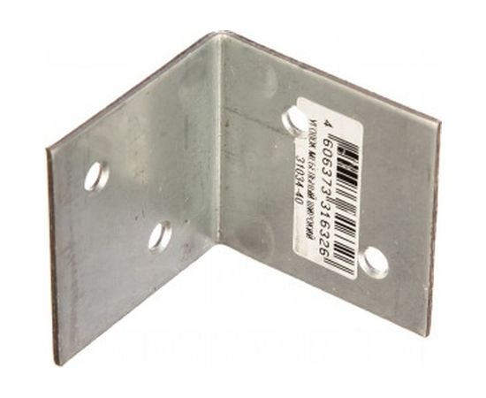 Мебельный уголок ЗУБР широкий УМШ-1.5 40х40х40 х 1.5мм белый цинк 31034-40 