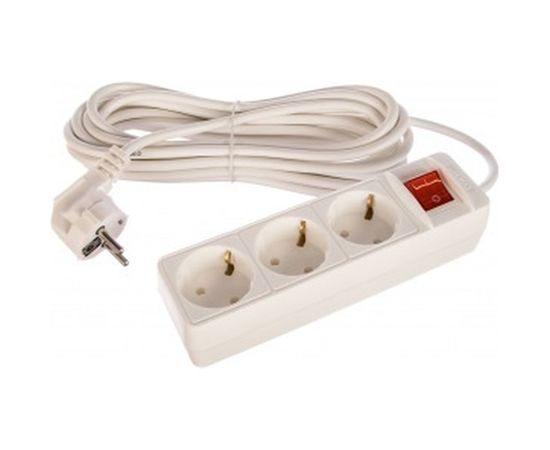 Бытовой удлинитель 2200 Вт 3гн. ПВС 5м Союз 481S-7305 