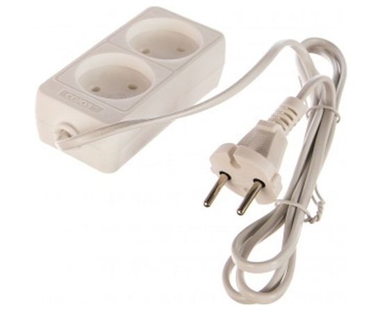 Бытовой удлинитель 1300 Вт 2гн. ШВВП 1,5м Союз 481S-0201 