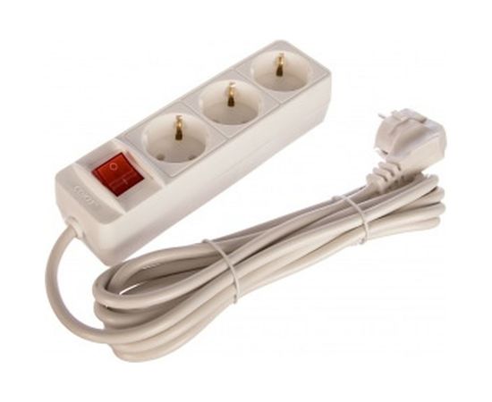 Бытовой удлинитель 3500 Вт 3гн. ПВС 3м Союз 481S-8303 