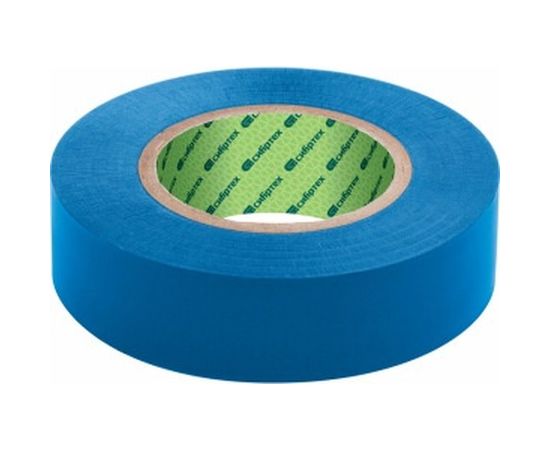 Изолента ПВХ СИБРТЕХ 15 ммх10 м 130 мкм синяя 88787 