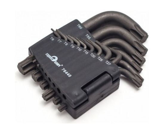 Набор Г-образных звездочек торкс 15 предметов СЕРВИС КЛЮЧ PROFFI 76440 