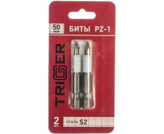 Биты ПРОФИ (2 шт; 50 мм; PZ1) ТРИГГЕР 84970 тов-151824 