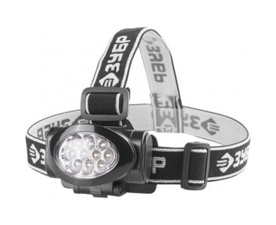 Налобный светодиодный фонарь Зубр МАСТЕР 10Ultra LED, матричный рефлектор, 3 режима, 3ААА 56438 