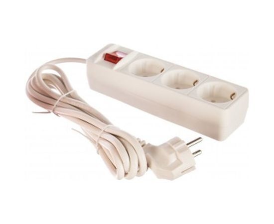 Бытовой удлинитель 2200 Вт 3гн. ПВС 3м Союз 481S-7303 – изображение 2