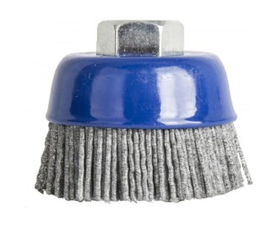 Кордщетка чашеобразная абразивная (100 мм; М14) ПРАКТИКА 242-687 – изображение 2