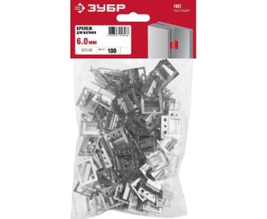 Крепеж для стеновых панелей и вагонки №6 Зубр, 100шт 3075-06 – изображение 2