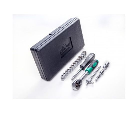 Набор инструментов СЕРВИС КЛЮЧ 17 предметов, головки 1/4, 4-13мм 11017 – изображение 3