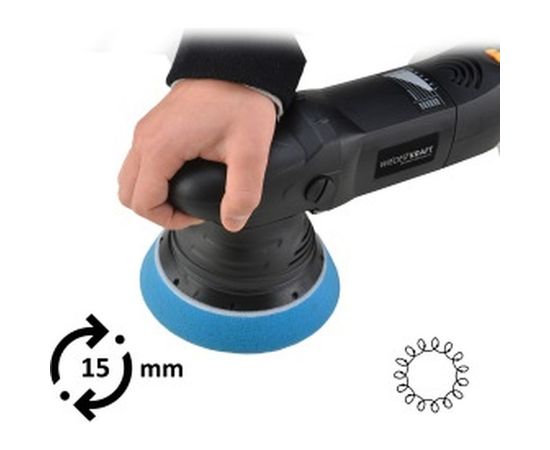 Электрическая полировальная машина WIEDERKRAFT ротор-орбитальная WDK-Stinger15 – изображение 3