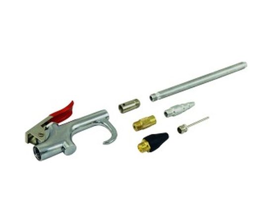 Пневматический обдувочный пистолет с набором аксессуаров WIEDERKRAFT WDK-65111 – изображение 3