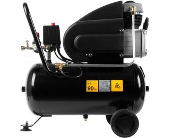 Масляный поршневой компрессор с прямым приводом WIEDERKRAFT 225 л/мин, 24л., WDK-90225 – изображение 4