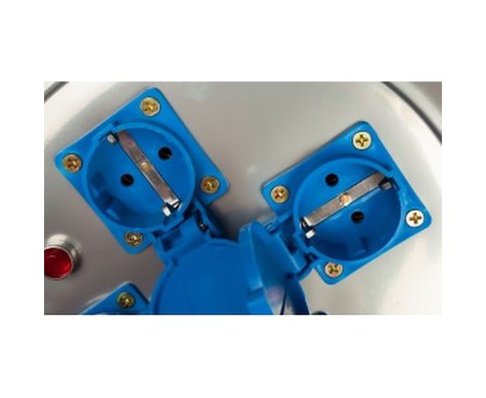 Силовой удлинитель на металлической катушке 4 гн. 50м Союз 481S-4005 – изображение 5