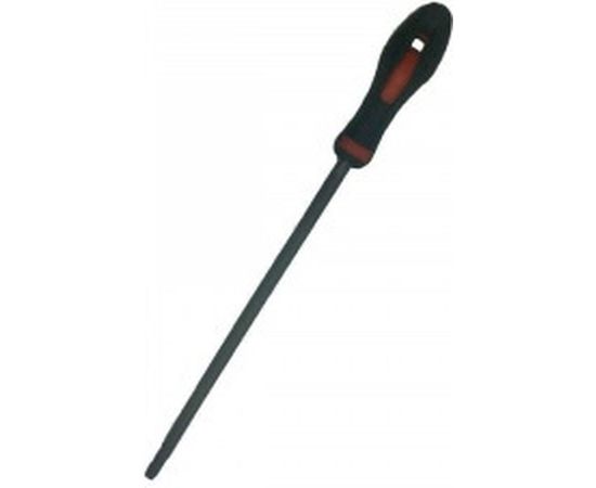 Круглый напильник с ручкой PVC (200 мм, насечка №1 грубая) BAUM 3741200 