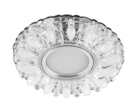 Встраиваемый потолочный светильник FERON со светодиод подсветкой, хром, CD914 29535 