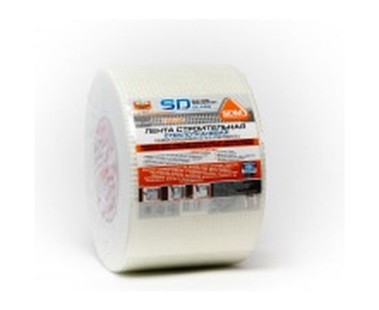 Строительная самоклеящаяся сетка SDM SD-GLASS Professional 100мм х 90м повышенной прочности 00-00000209 