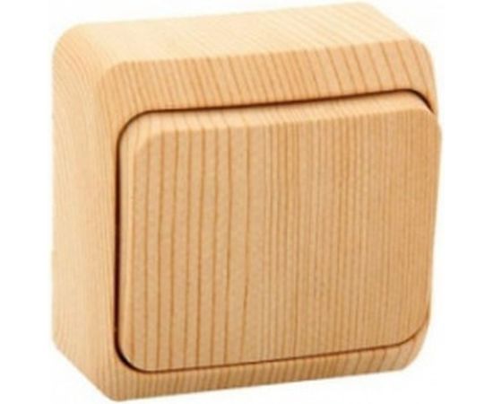 Переключатель Schneider Electric Lexel Этюд Дача Сосна 1-клавишный, наружный BA10-004D 