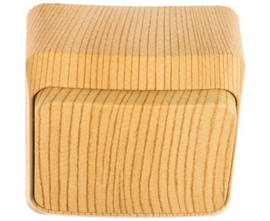 Одноклавишный выключатель Schneider Electric ОП Этюд Дача 10А IP20 сосна BA10-001D 