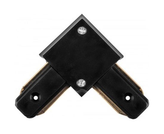 Угловой коннектор для шинопровода, черный Feron LD1001 10325 