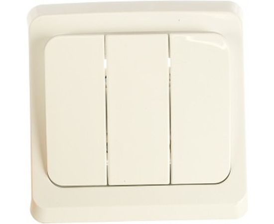 Выключатель Schneider Electric 3-клавишный СП Этюд 10А белый SchE BC10-003B 
