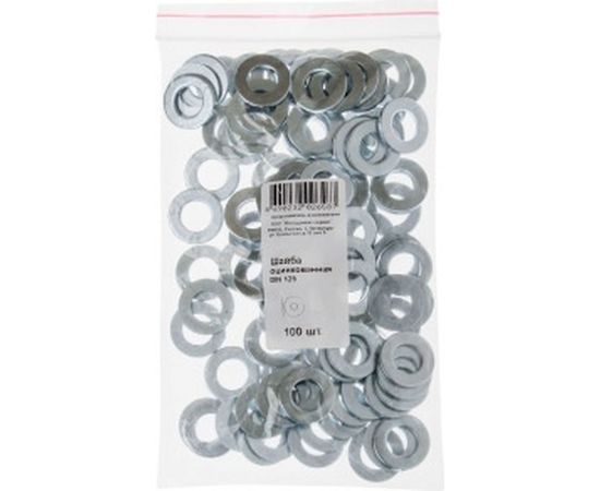 Шайба Хортъ оцинкованная М6 DIN 125 100 шт 29006-0 