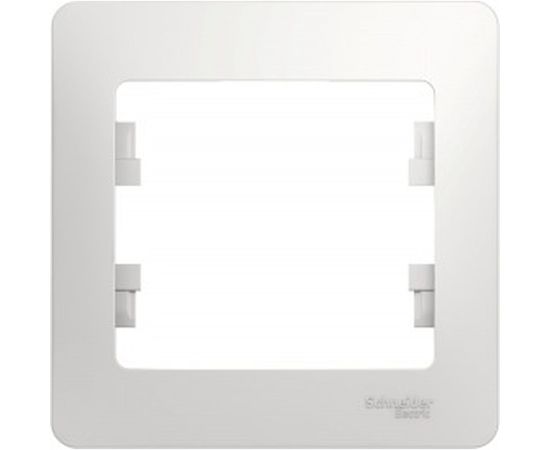 Рамка Schneider Electric 1-м Glossa белая GSL000101 