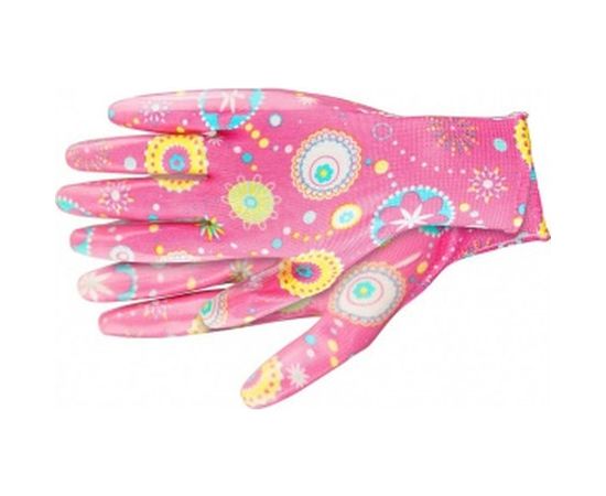 Перчатки садовые PALISAD красные, S 67744 