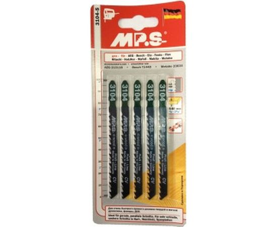 Пилки T144D (100х75х4.0 мм; 5 шт.) по древесине, фанере MPS 3104 