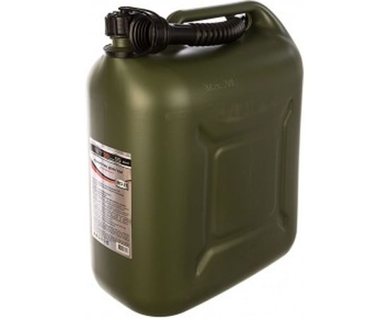 Канистра для ГСМ вертикальная, 20 л пластиковая, усиленная STELS 53127 – изображение 2